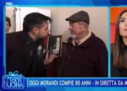 Amico di Gianni Morandi spiazza Caterina Balivo: "Come finisce Benfica-Bologna? Io sono per la fi*a" - VIDEO