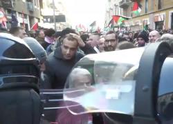 "Mattarella non è il mio presidente, non l'ho votato io", la frase del carabiniere al corteo pro Palestina di Milano - VIDEO