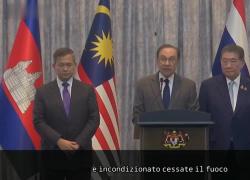 Scontri Cambogia-Thailandia, annunciato cessate il fuoco incondizionato dopo 35 morti e 260mila sfollati, pressioni da Cina e Usa – VIDEO