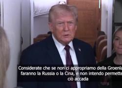 Groenlandia, Trump: "Se non la prendiamo lo faranno Russia o Cina, sarebbe pi&ugrave; semplice un accordo ma in un modo o nell'altro sar&agrave; nostra"- VIDEO