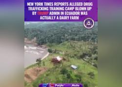 Usa ed Ecuador bombardano &ldquo;sito di narcotraffico&rdquo;, nel villaggio di San Martin, ma residenti: &ldquo;Era una fattoria&rdquo; - VIDEO