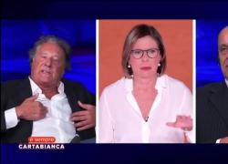 Scontro Iacchetti-Mizrahi, il primo: "Neghi il genocidio a Gaza", la replica: "Fascista", e il comico sbotta: "St*onzo, ti prendo a pugni" - VIDEO