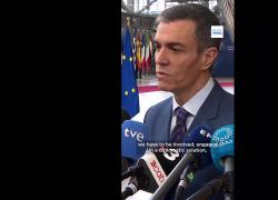 Iran, S&aacute;nchez: "Guerra contro Teheran &egrave; illegale e ingiustificata, Ue dia risposta ferma e unita contro il conflitto" - VIDEO