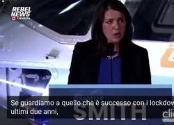 Danielle Smith, la presidente dell'Alberta furiosa contro i lockdown: "Non ho sentito scuse a riguardo" - VIDEO