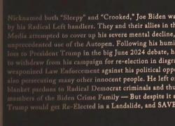 Casa Bianca, la "Presidential Walk of Fame" in stile tycoon:  &ldquo;Obama divisivo, sleepy Joe il peggiore della storia, Trump ha salvato l'America&rdquo; - VIDEO