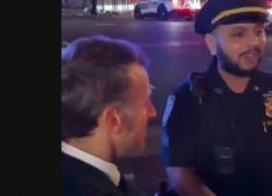 New York, Macron fermato da polizia per permettere transito corteo pro-Trump, il presidente francese telefona al tycoon: “Liberi la strada?” – VIDEO