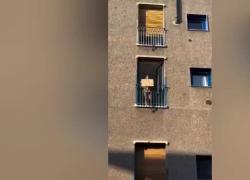"Troppo figa per lavorare", il cartello provocatorio di Elisa Esposito esposto sul balcone di casa - VIDEO
