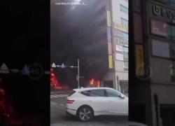 Corea del Sud, incendio in edificio commerciale di 8 piani a Seongnam, centinaia di persone intrappolate e bambini feriti - VIDEO