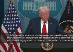 Incidente aereo Washington, Trump attacca Biden e Obama: "Hanno assunto controllori di volo con disabilità inseguendo le politiche di diversità" - VIDEO