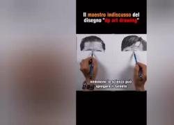 D.P. Art Drawing, i disegni pazzeschi del ragazzo definito "stampante mobile", fatti anche con il compasso e con i piedi - VIDEO