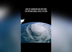 L'uragano Milton visto dalla Stazione Spaziale Internazionale, previsto il suo arrivo in Florida con categoria 5 - VIDEO