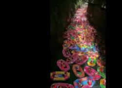 Overtourism in Cina, fiume Guiyang trasformato in una distesa di gommoni durante il rafting, turisti incastrati - VIDEO