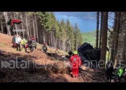 Funivia Mottarone-Stresa incidente: video dei soccorsi e immagini cabina precipitata