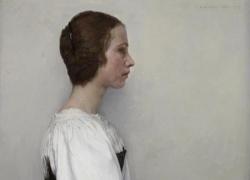 "Ritratto di giovane donna", il dipinto di Ulrich: l'americano con il cognome tedesco