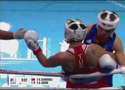 Olimpiadi Parigi, spunta il VIDEO di un presunto 'finto' infortunio di Carini in un incontro del 2022 contro Surmeneli