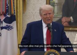 Dazi, giornalista a Trump: "Cosa pensa dell'acronimo TACO?", tycoon risponde irritato: "Non dirlo mai più, è una domanda cattiva" - VIDEO