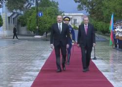 Turchia - Azerbaigian, Erdogan accolta da Aliyev a Nakhichivan dopo la vittoria in Nagorno-Karabakh - VIDEO