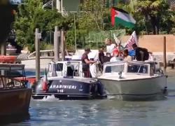 Venezia 82, carabinieri fermano la lancia con Anna Foglietta e Laika