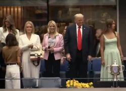 I fischi a Trump in tribuna per la finale Sinner-Alcaraz