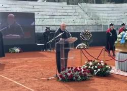 Pietrangeli, la commemorazione come voleva lui: "Se piove rimandiamo"