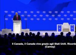 Davos, Trump accusa Carney: "Canada vive grazie agli Usa, ricordatelo"