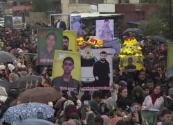 Siria, i funerali di due combattenti curdi uccisi da forze governative