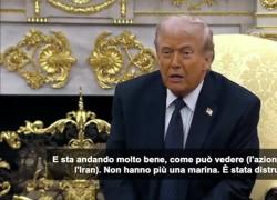 Trump:  andiamo bene in Iran, distrutte infrastrutture militari