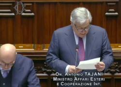 Iran, Tajani: "l'Italia non &egrave; in guerra con nessuno"