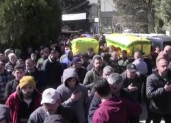Libano, in migliaia ai funerali delle vittime celebrate da Hezbollah