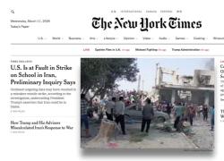 New York Times: Usa responsabili dell'attacco alla scuola in Iran