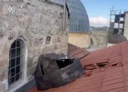 Gerusalemme, frammenti di missili nei luoghi santi della Citt&agrave; Vecchia