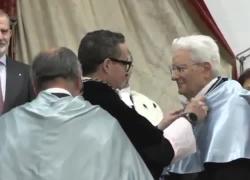 Mattarella riceve il dottorato Honoris Causa all'Universit&agrave; Salamanca