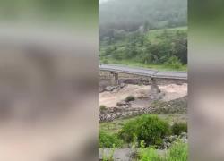 Longobucco, ponte crollato in Calabria per le forti piogge: era stato chiuso un'ora prima - VIDEO