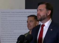 Gaza, Vance getta fumo negli occhi: "Cessate il fuoco reggerà, violenze non frenano la tregua, il disarmo di Hamas? Avverrà" - VIDEO