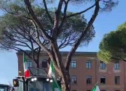 Protesta agricoltori Roma, l'arrivo dei trattori al Circo Massimo: "Stop soldi per la guerra contro la Russia" - VIDEO