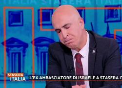 Stasera Italia, ex ambasciatore Israele: "Non ci importa dei palestinesi, nostro scopo è distruggere Gaza, questo male assoluto" - VIDEO