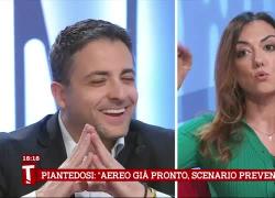 Augusta Montaruli "abbaia" 27 volte in un minuto in diretta a La7 quando Furfaro le ricorda la denuncia per peculato: "Bau bau" - VIDEO