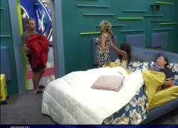 Gf Vip, Amedeo Goria si toglie le mutande a letto con Ainett Stephens e si vede il...VIDEO