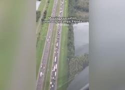 Uragano Milton in arrivo a Tampa (Florida), maxi evacuazione e traffico in tilt sulle autostrade - VIDEO