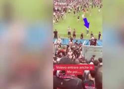 Schiaffi ai tifosi Milan dagli ultras dopo l'invasione al Mapei Stadium: il VIDEO