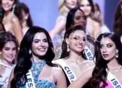 Miss Universo, polemica dopo lo sguardo “carico di disapprovazione” lanciato da Miss Israele Melanie Shiraz a Miss Palestina Nadeen Ayoub – VIDEO