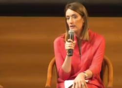 Gaza, Metsola: "Situazione tragica e catastrofica, troppi figli, uomini e donne morti, lavorare al processo dei due Stati" - VIDEO