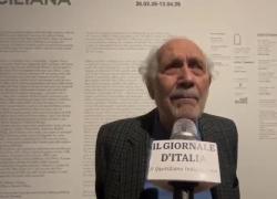 Isgrò (Artista): "Mostra su Enzo Sellerio ci porta verso un'Italia più unita; le Banche che investono nell'arte si creano dei meriti nella società"