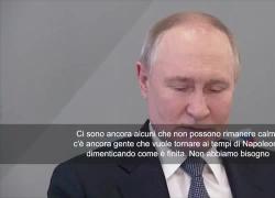 Putin ridicolizza Macron: "Vuole fare come Napoleone nel 1812 ma si dimentica che è finita con la sconfitta della Francia" - VIDEO
