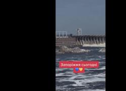 Distruzione diga ucraina, l'inondazione sarebbe aggravata dall'apertura delle chiuse della DniproHES (a monte della Kakhovka) controllata da Kiev – VIDEO