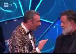 Russell Crowe a Sanremo: "Al mio segnale scatenate l'inferno", la celebre frase del "Gladiatore" in italiano:  - VIDEO
