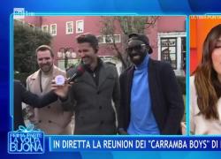Massimiliano Varrese, gaffe con l'attore nero Billo: "Sorridi sennò non ti si vede", la Balivo a bocca aperta - VIDEO