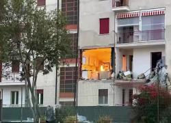 Rivarolo Canavese (TO), esplosione in appartamento al secondo piano di palazzina dovuta a fuga di gas, 2 coniugi feriti, grave la moglie - VIDEO