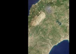 Incendi in Grecia, la rapida avanzata delle fiamme visibile dalle immagini satellitari di Planet Labs - VIDEO