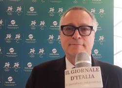 Carlo Bonomi  alla presentazione della mostra "La lotta di Giacobbe con l'Angelo": "Vogliamo ricordare i valori delle Olimpiadi"